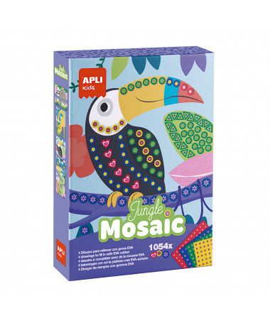 EVA FOAM MOSAIC JUNGLE 1/4 APLI