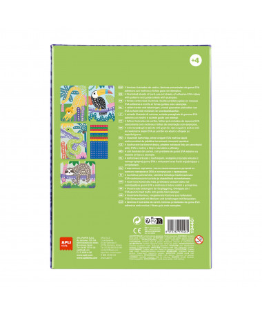 EVA FOAM MOSAIC JUNGLE 1/4 APLI