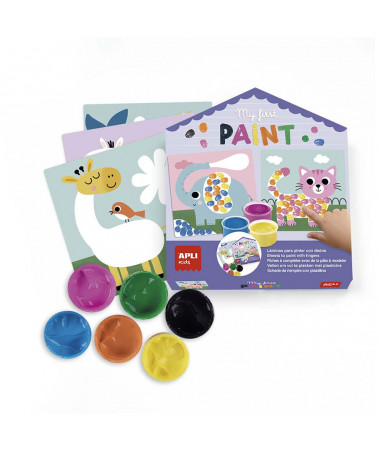 SET MY FIRST PAINT HOUSE SHAPE APLI