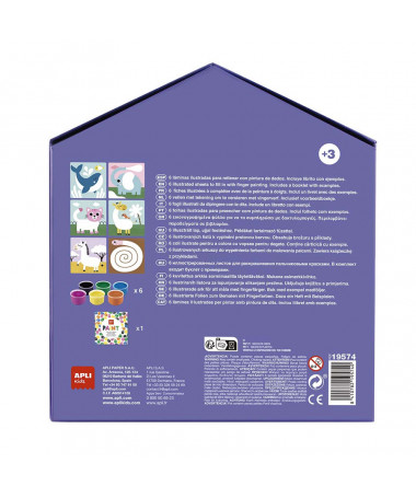 SET MY FIRST PAINT HOUSE SHAPE APLI