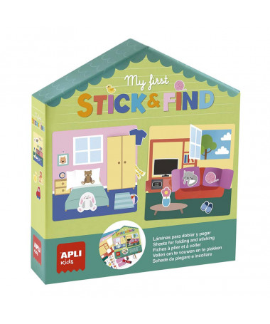 SET MY FIRST STICK&FIND HOUSE SHAPE APLI