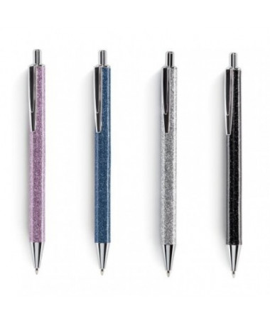 LAPS BP 0.5mm METALIC GLITTER HAPPY DAISES BLACK MIQUELRIUS