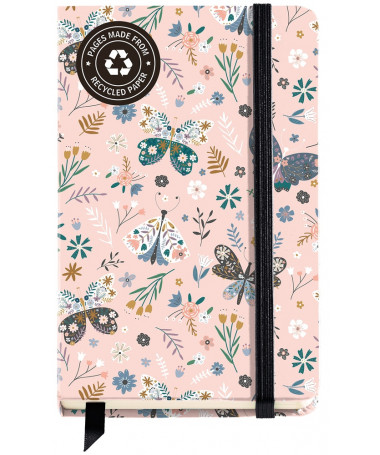 LOGBOOK A6 100fl GARDEN BUTTERFLY MIQUELRIUS