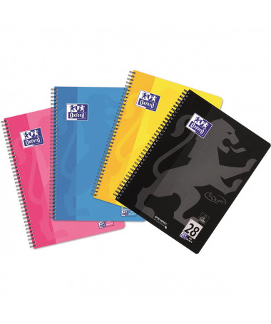 FLETORE A4 ME SPIRALE 80fl. / OPTIK PAPER MIX OXFORD