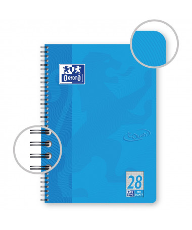 FLETORE A4 ME SPIRALE 80fl. / OPTIK PAPER MIX OXFORD