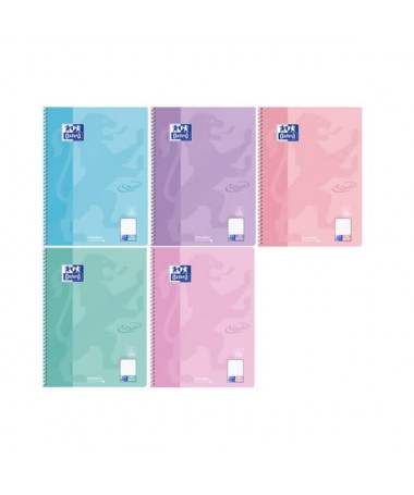 FLETORE A4 ME SPIRALE 80fl. / TOUCH OPTIK PAPER PASTEL OXFORD