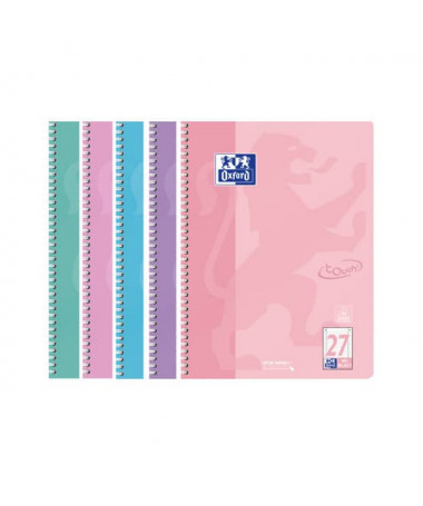 FLETORE A4 ME SPIRALE 80fl. / TOUCH OPTIK PAPER PASTEL OXFORD