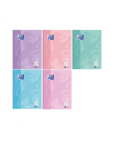FLETORE A4 ME SPIRALE 80fl. / TOUCH OPTIK PAPER PASTEL OXFORD