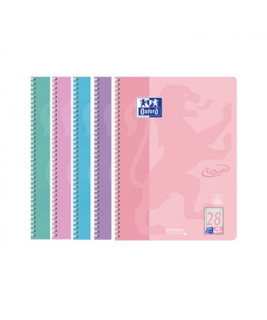FLETORE A4 ME SPIRALE 80fl. / TOUCH OPTIK PAPER PASTEL OXFORD
