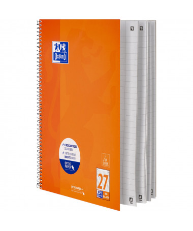 FLETORE A4 ME SPIRALE 80fl. / OPTIK PAPER PORTOKALL OXFORD