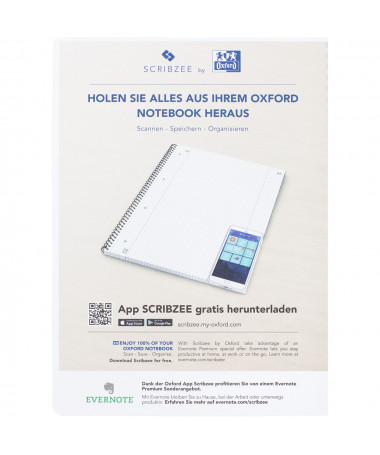FLETORE A4 ME SPIRALE 80fl. / OPTIK PAPER PORTOKALL OXFORD