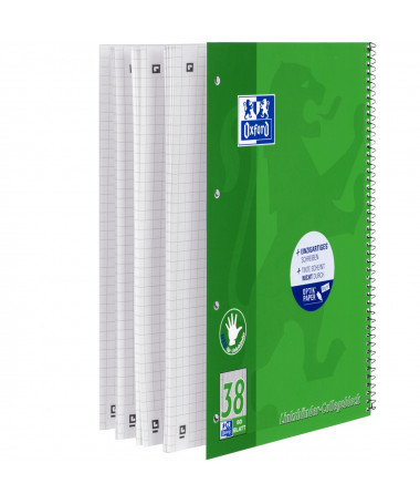 FLETORE A4 ME SPIRALE 80fl. / LEFT HANDER OPTIK PAPER GJELBËR OXFORD