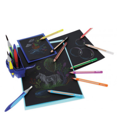 DRAWING&CRAFT PAD E zezë A4 20fl. 120gr PELIKAN