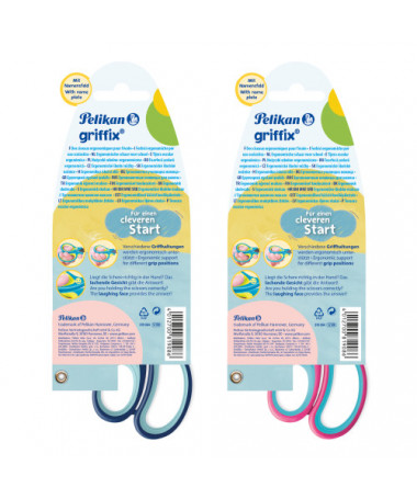 GËRSHERË SHKOLLORE R GRIFFIX KALTËR&PINK BLISTER PELIKAN