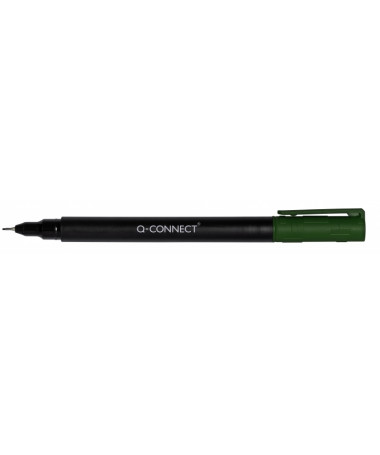 PERMANENT MARKER CD/DVD, 0.4mm S, GREEN - Q-CONNECT
