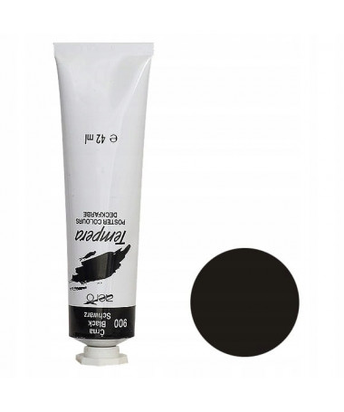TEMPERA 42ML 900 BLACK AERO