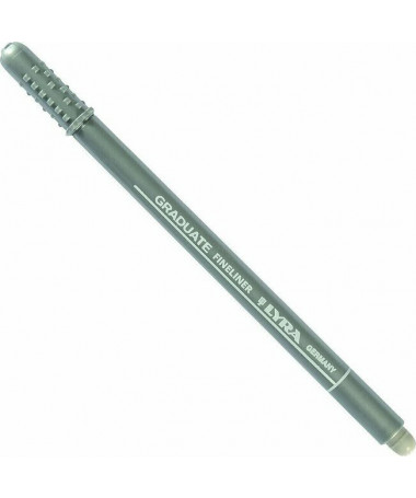 FINELINER GRADUATE SILVER GREY 0.5mm LYRA