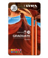 FINELINER GRADUATE 10 COLOURS 0.5mm LYRA