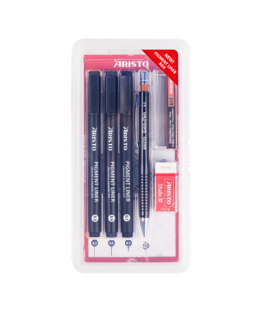 PIGMENT FINELINER SET 1/6 ARISTO