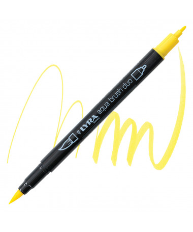 AQUA BRUSH DUO CHROME YELLOW LIGHT LYRA
