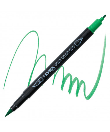 AQUA BRUSH DUO BRILLIANT GREEN LYRA