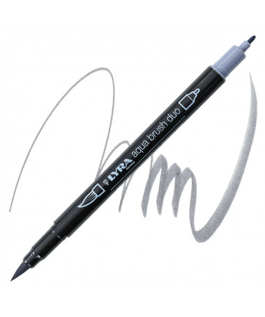 AQUA BRUSH DUO COLD GREY SILVER LYRA