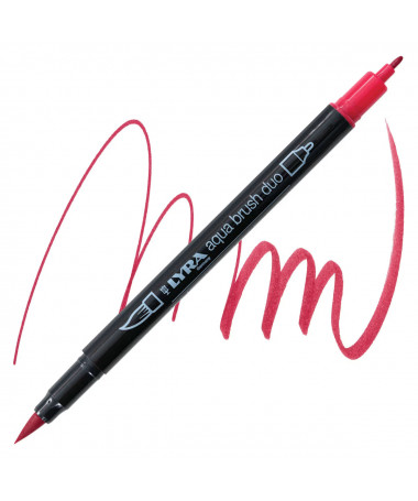 AQUA BRUSH DUO DEEP GERANIUM LAKE LYRA