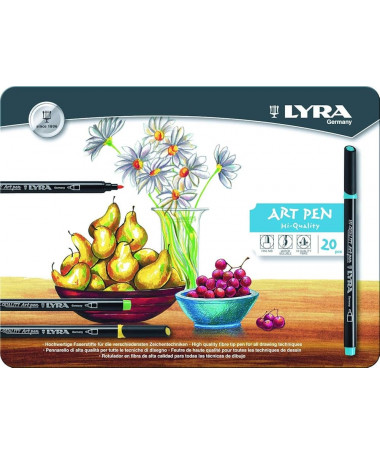 ART PEN SET METALIK 20 pcs LYRA