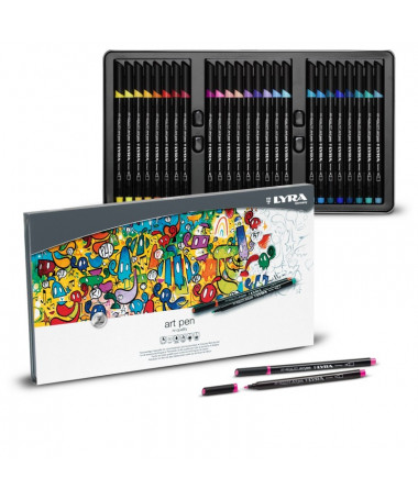 SET METALIK 1/20 HIGH QUALITY ART PEN/ LYRA