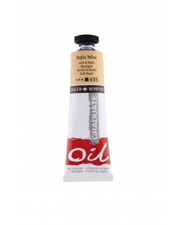 NGJYRA VAJI GRADUATE 38ML NAPLES YELLOW 635 DALER ROWNEY