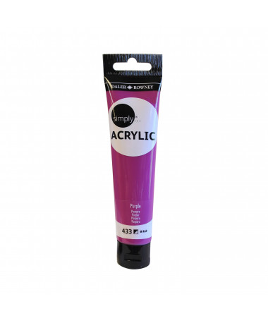 NGJYRË AKRIL SIMPLY 75ML PURPLE 433 DALER ROWNEY