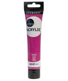 NGJYRË AKRIL SIMPLY 75ML MAGENTA 409 DALER ROWNEY