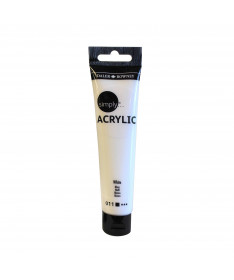 NGJYRË AKRIL SIMPLY 75ML WHITE DALER ROWNEY