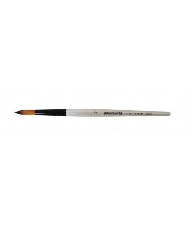 BRUSHË GRADUATE SYNTHETIC ROUND SHORT HANDLE No.12 DALER ROWNEY