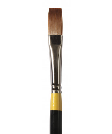 BRUSHË SYSTEM 3 SERIES 44 FLAT LONG HANDLE No.8 DALER ROWNEY
