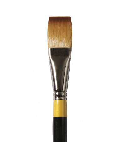 BRUSHË SYSTEM3 SERIES 21 LONG FLAT SHORT HANDLE 1" DALER ROWNEY