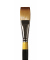 BRUSHË SYSTEM3 SERIES 21 LONG FLAT SHORT HANDLE 1" DALER ROWNEY