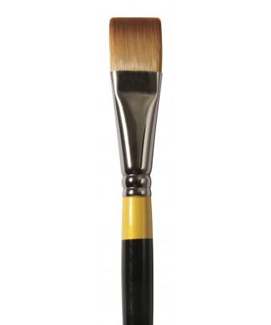 BRUSHË SYSTEM3 SERIES 55 FLAT SHORT HANDLE 3/4" DALER ROWNEY