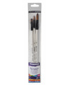 BRUSHA GRADUATE SYNTHETIC LONG HANDLE SET 1/3 DALER ROWNEY
