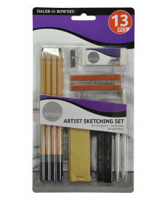 SET LAPSASH PËR SKICIM SIMPLY ARTIST, 13 Copë DALER ROWNEY