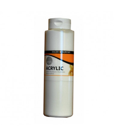 NGJYRË AKRILI GRADUATE SIMPLY, 750ml WHITE DALER ROWNEY
