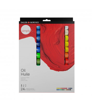 NGJYRA VAJI SIMPLY, SET 24 x12ml DALER ROWNEY