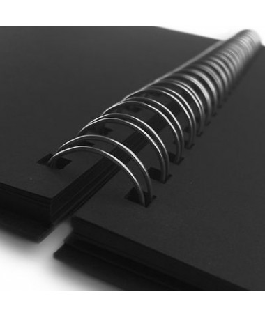 BLLOK PËR SKICIM SPIRALE A4 ZEZË EBONY PORTRAIT DALER ROWNEY