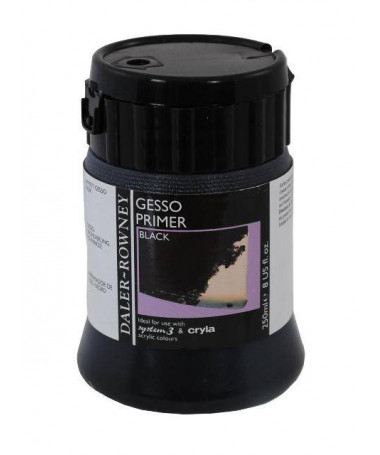 NGJYRË AKRIL GESSO ZEZË 250ML DALER 