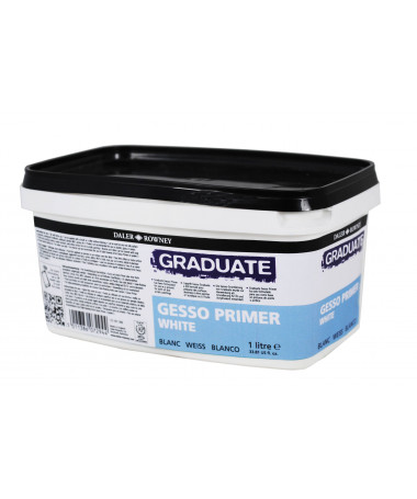 ACRYL GESSO PRIMER WHITE GRADUATE, 1lit. DALER ROWNEY