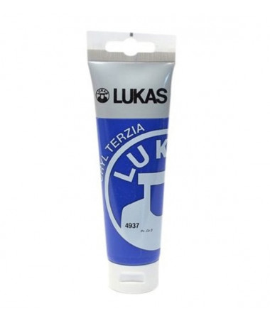 NGJYRË AKRILI TERZIA, 125ML ULTRAMARINE 4937 LUKAS
