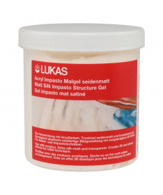 ACRYLIC IMPASTO PAINTING GEL MATT 250ML 2294 LUKAS