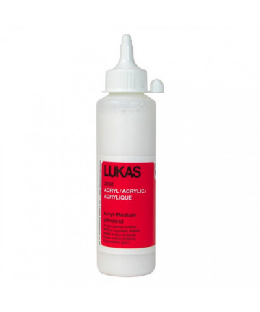 ACRYLIC MEDIUM GLOSSY 250ML 2258 LUKAS