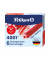 PATRONA PËR STILOGRAF 4001 TP/6, BRILLIANT RED PELIKAN