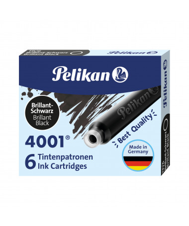 PATRONA PËR STILOGRAF 4001 TP/6, BRILLIANT BLACK PELIKAN